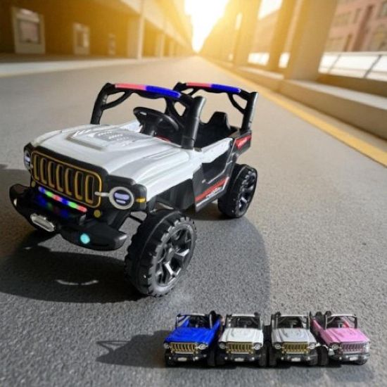 صورة سيارة أطفال كهربائية بتصميم جيب رياضي